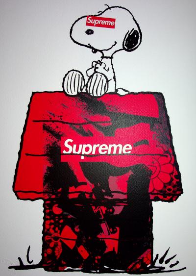 Death NYC - Red Snoopy, 2020 - Original signed screenprint 2