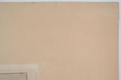 Jules HEREAU : Vue de port, 1874 - Gravure originale signée 2