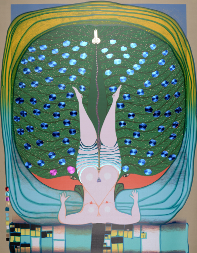 Friedensreich HUNDERTWASSER - Tree of Life, 1972 - Sérigraphie couleur originale 2