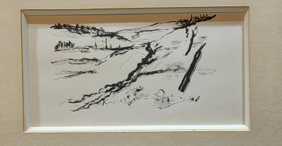 André DUNOYER DE SEGONZAC - Composition:  Les Croix de Bois, 1964 - Gravure 2