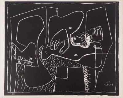 LE CORBUSIER - Nu couché, 1957 - Lithographie originale signée 2