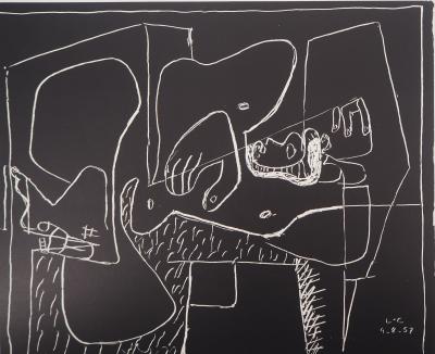 LE CORBUSIER - Nu couché, 1957 - Lithographie originale signée 2