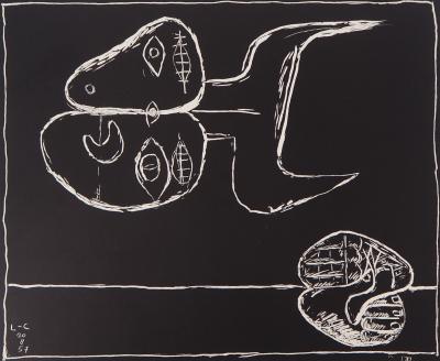 LE CORBUSIER : Taureau et Mains, 1957 - Lithographie originale signée 2