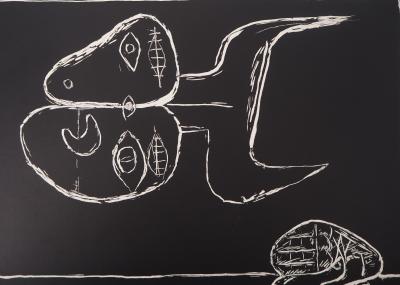 LE CORBUSIER : Taureau et Mains, 1957 - Lithographie originale signée 2