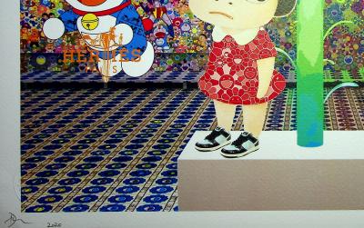 Death NYC - Evil Ronald and Nara in Murakami’s world, 2020 - Original signed screenprint 2