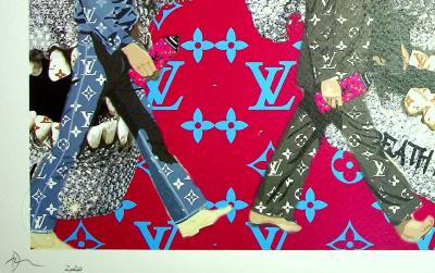 Death NYC - Damien Hirst’s skull meats LV and The Beatles, 2020  - Sérigraphie originale signée 2