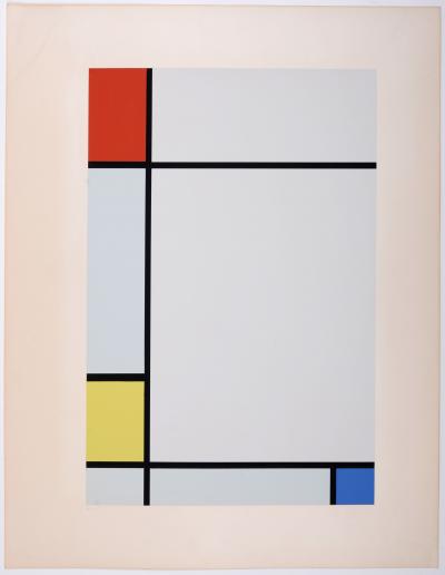 Piet MONDRIAN (d’après) - Composition Rouge Jaune Bleu, 1927 (1957) - Sérigraphie 2