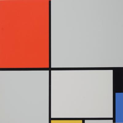 Piet MONDRIAN (d’après) - Composition Rouge Jaune Bleu, 1928 (1957) - Sérigraphie 2
