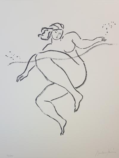 Pierre BONCOMPAIN - Les nourritures terrestres, 1990 - Lithographie originale signée au crayon 2