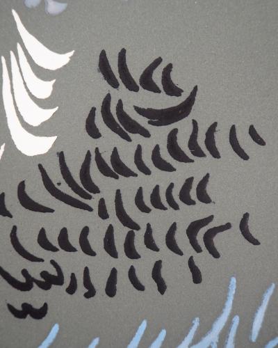 Jacques HEROLD - Algues marines surréalistes, 1975 - Gravure originale signée 2