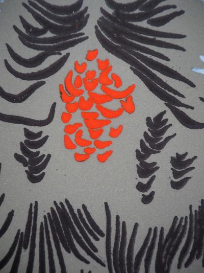 Jacques HEROLD - Algues marines surréalistes, 1975 - Gravure originale signée 2