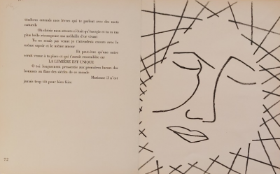 Françoise Gilot - Pages d’Amour, 1951 - Lithographie originale  N 2