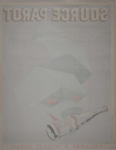 Georges FAVRE - Source Parot, 1930 - Grande affiche lithographique originale 2