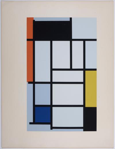 Piet MONDRIAN (d’après) - Composition Rouge Jaune Bleu, 1921 (1957) - Sérigraphie 2