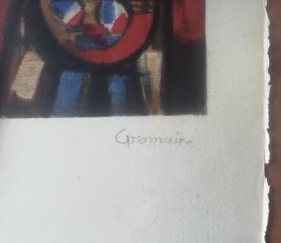 Marcel GROMAIRE - 14 juillet à Paris, 1956 - Lithographie signée au crayon 2