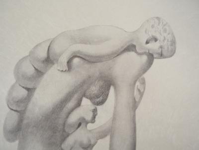 Jules PERAHIM - Nus surréalistes, 1972 - Héliogravure originale signée 2