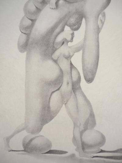 Jules PERAHIM - Nus surréalistes, 1972 - Héliogravure originale signée 2