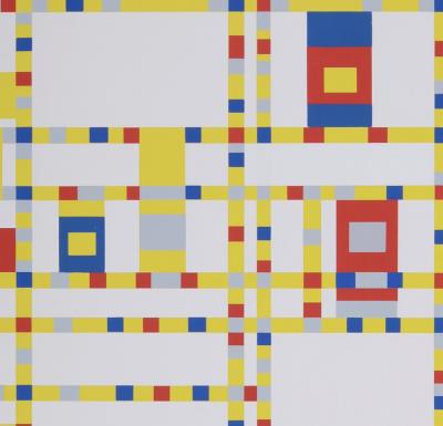 Piet MONDRIAN (After) - Broadway boogie woogie 1943 (1957) Sérigraphie en édition limitée 2