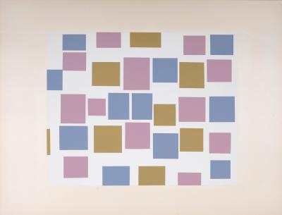 Piet MONDRIAN (After) - Composition N ° 3, 1917 (1957) - Sérigraphie en édition limitée 2