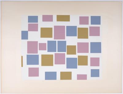 Piet MONDRIAN (After) - Composition N ° 3, 1917 (1957) - Sérigraphie en édition limitée 2