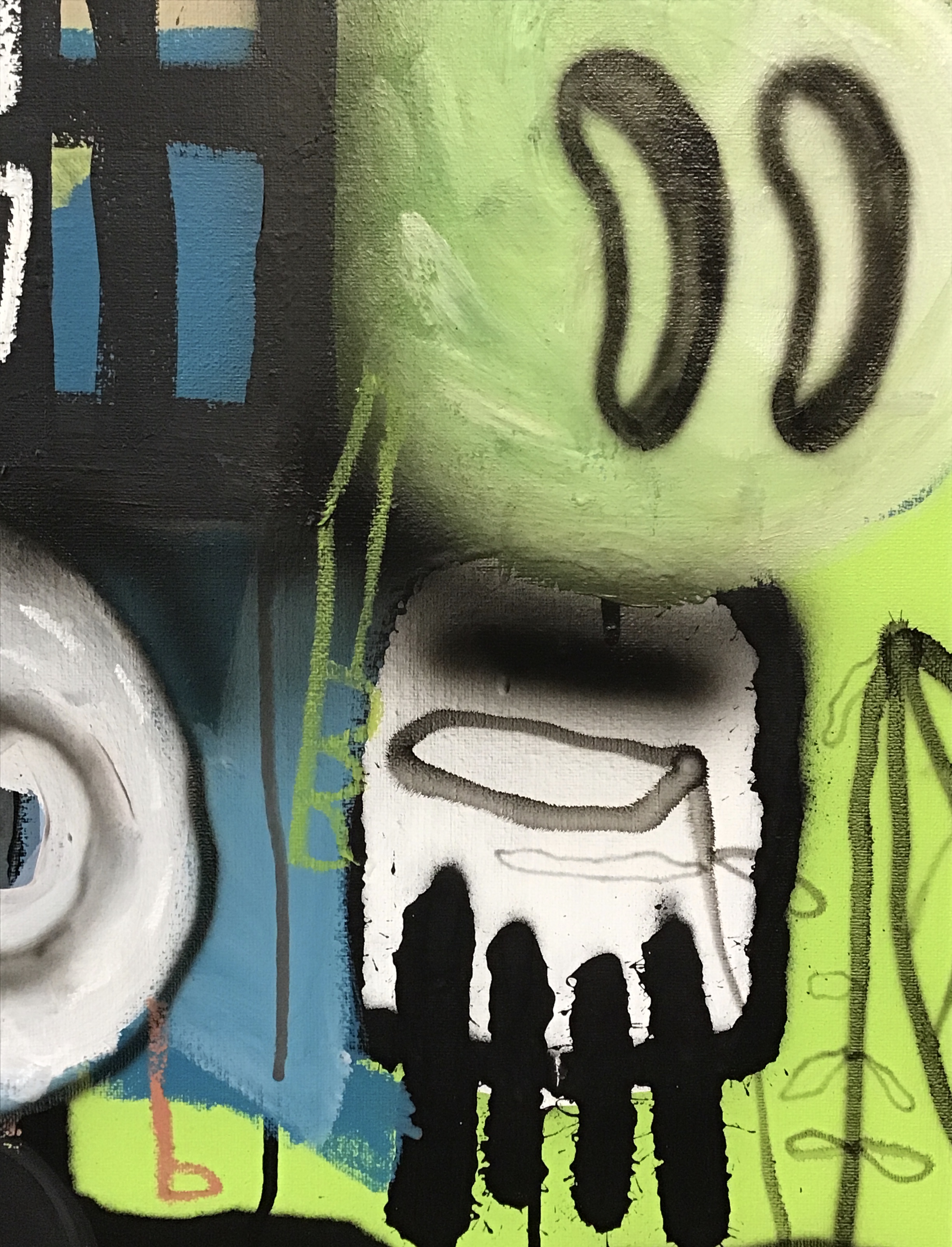 Tableau sur toile, Tableau sur toile, Street Art Graffiti 40x60 | Leroy