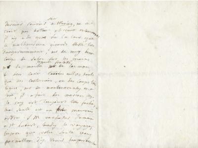 Madame de POMPADOUR - Lettre autographe au duc de La Vallière 2