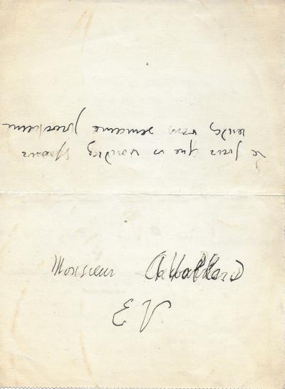 Georges ROUAULT – Lettre autographe signée au marchand d’art Ambroise Vollard 2
