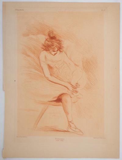 Henri BOUTET : Danseuse - Gravure originale 2