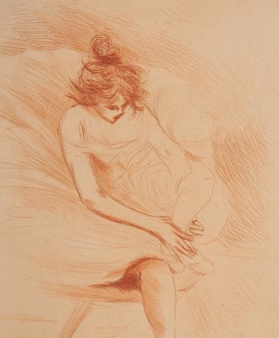 Henri BOUTET : Danseuse - Gravure originale 2