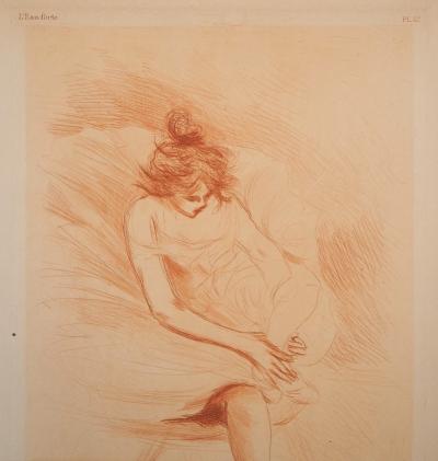 Henri BOUTET : Danseuse - Gravure originale 2