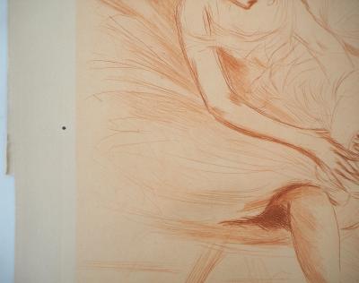 Henri BOUTET : Danseuse - Gravure originale 2