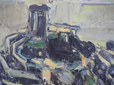 André COTTAVOZ : Italie, La Toscane, 1961 - Huile sur panneau signée 2