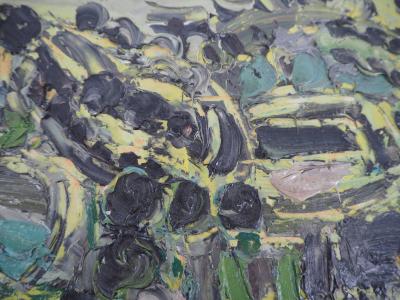 André COTTAVOZ : Italie, La Toscane, 1961 - Huile sur panneau signée 2