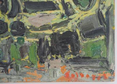 André COTTAVOZ : Italie, La Toscane, 1961 - Huile sur panneau signée 2