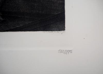 REMBRANDT (d’après) : Portrait de Jan Six, 1647 - Gravure signée et numérotée 2
