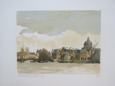 Robert YAN - L’institut, Notre-Dame - Lithographie signée et dédicacée 2