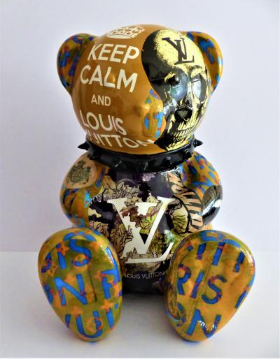 Patrick KONRAD - Pop Art Crazy Bear  - Sculpture 2