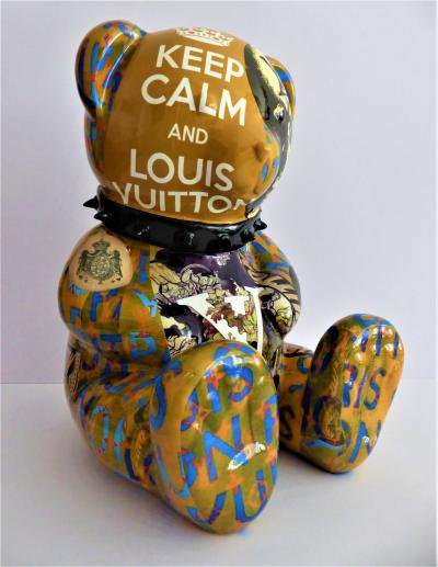 Patrick KONRAD - Pop Art Crazy Bear  - Sculpture 2