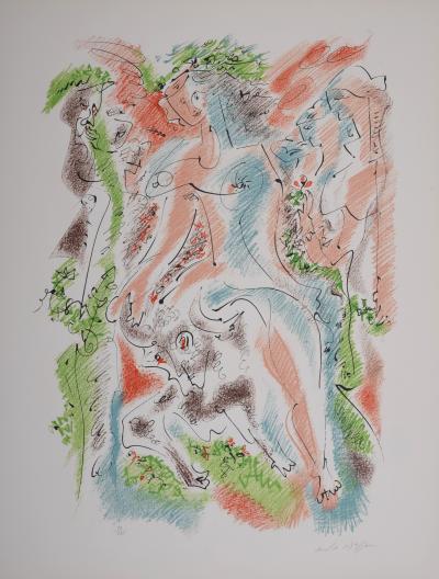 Andre MASSON  - Bacchanale ,1975 - Original hand-signed lithograph 2