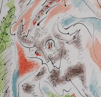 Andre MASSON  - Bacchanale ,1975 - Original hand-signed lithograph 2
