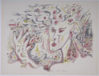 Andre MASSON  - Satan,1975 - Original hand-signed lithograph 2