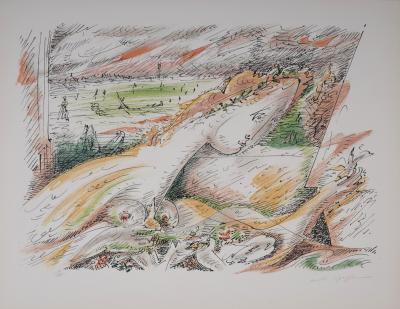 André MASSON - Dalila, 1975 - Original hand-signed lithograph 2