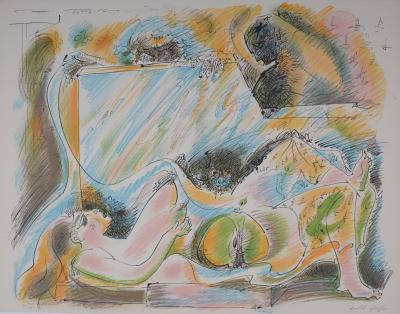 Andre MASSON  - La Naissance D’Eve,1975 - Original hand-signed lithograph 2