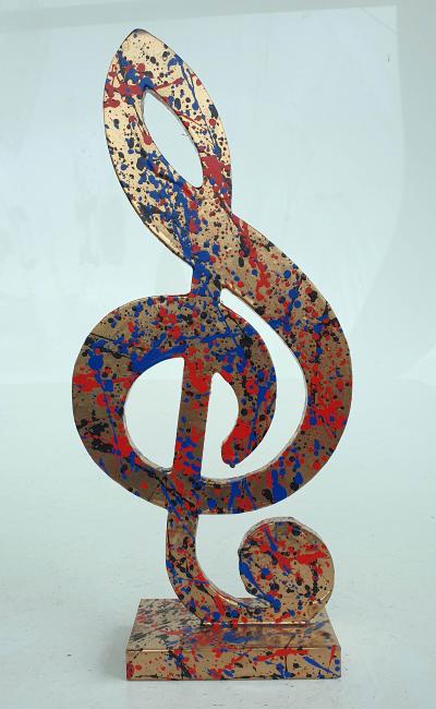 SPACO - Gold Music is Art , 2023 - Sculpture 2
