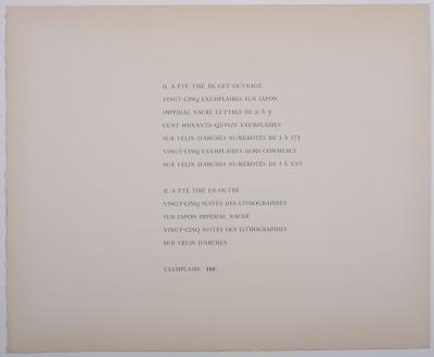 Jacques VILLON - Le Théâtre, 1962 - Original hand-signed lithograph 2