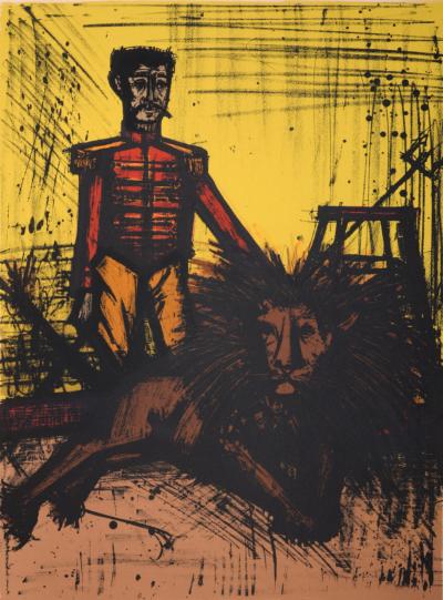 Bernard BUFFET - Le dompteur et le lion, 1968 - Original hand-signed lithograph 2