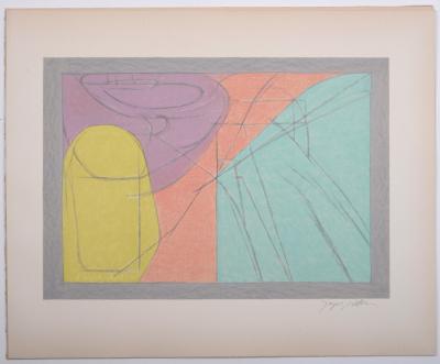Jacques VILLON - Le Vase jaune, 1962 - Original hand-signed lithograph 2
