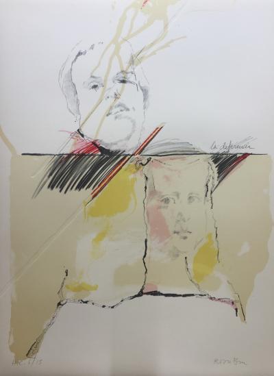 Roser BRU - Velasquez Menine, 1979 - Lithographie signée au crayon 2