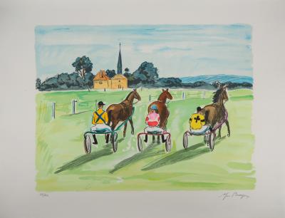 Yves BRAYER - Les trotteurs - Lithographie signée et numérotée 2