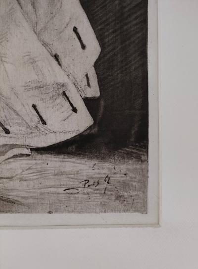 Félicien ROPS - Parisienne, 1867 - Gravure 2